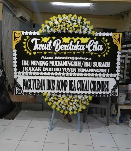 Papan Bunga Duka Bonang